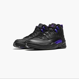 Men’s AIR JORDAN 12 RETRO “Dark Concord” basketball shoes black and purple
